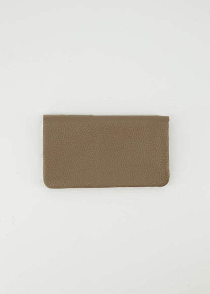 LOD of Love - Lisa Big Leren Portemonnee Donkertaupe