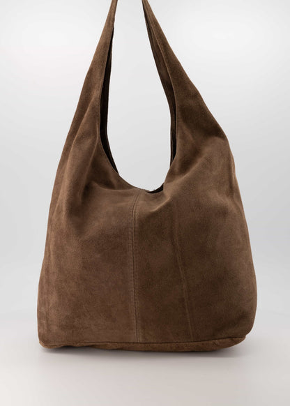 LOD of Love - Loreen Suede Shoulder Bag Ecru