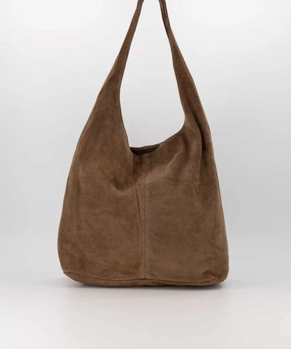 LOD of Love - Loreen Suede Shoulder Bag Ecru
