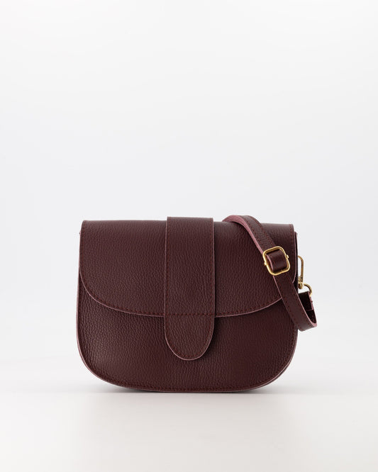 LOD of Love - Maan Classic Grain Crossbodytassen Bordeaux
