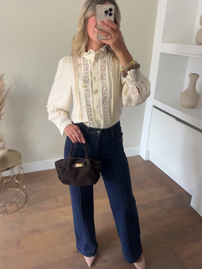 LOD of Love – Broderie Blouse Ecru