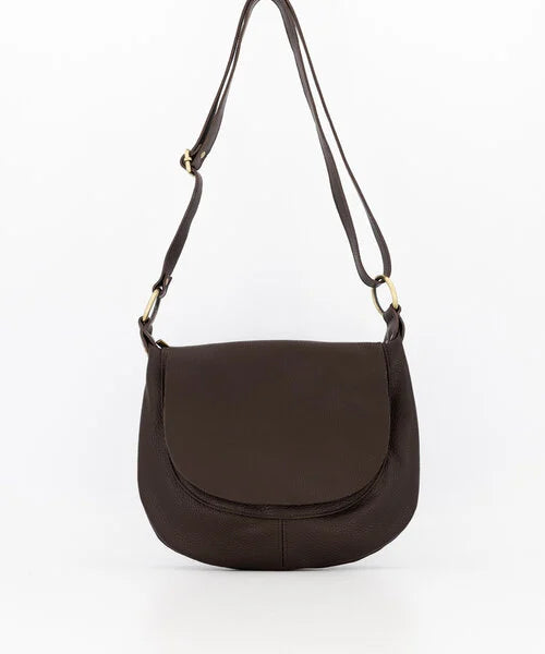 LOD of Love – Rhode Classic Grain Crossbody tassen Donkerbruin