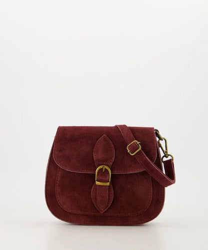 LOD of Love - Sola Suede Crossbody tassen Bordeaux