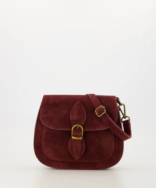 LOD of Love - Sola Suede Crossbody tassen Bordeaux
