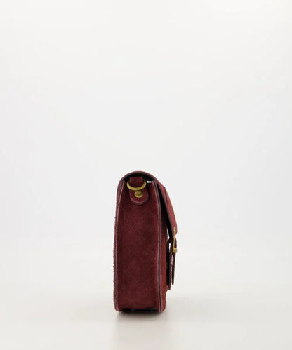 LOD of Love - Sola Suede Crossbody tassen Bordeaux