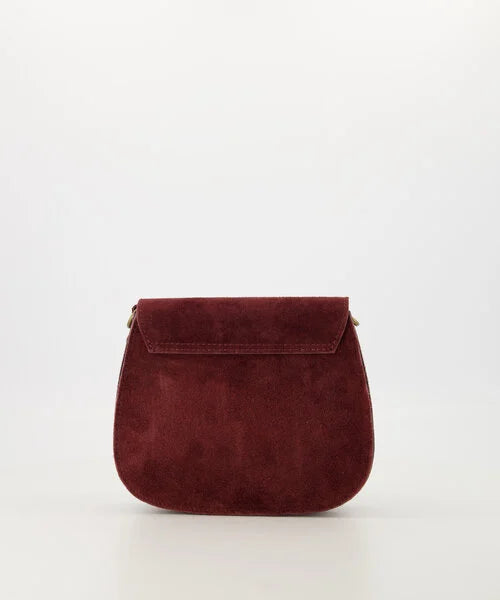 LOD of Love - Sola Suede Crossbody tassen Bordeaux
