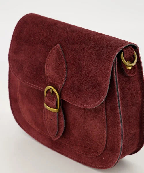 LOD of Love - Sola Suede Crossbody tassen Bordeaux