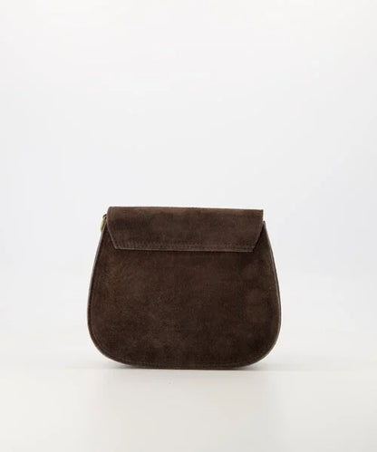 LOD of Love - Sola Suede Crossbody tassen Donkerbruin