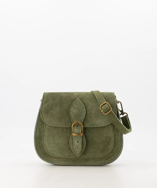 LOD of Love - Sola Suede Crossbody tassen Groen