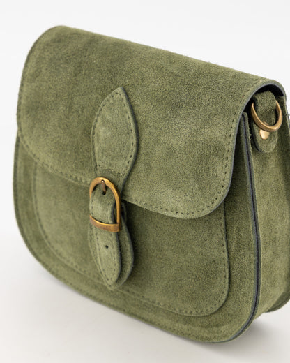 LOD of Love - Sola Suede Crossbody tassen Groen