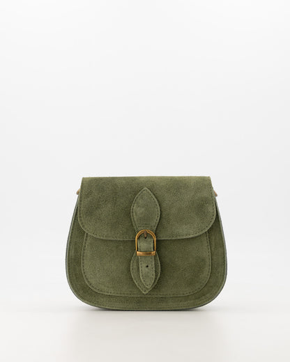 LOD of Love - Sola Suede Crossbody tassen Groen