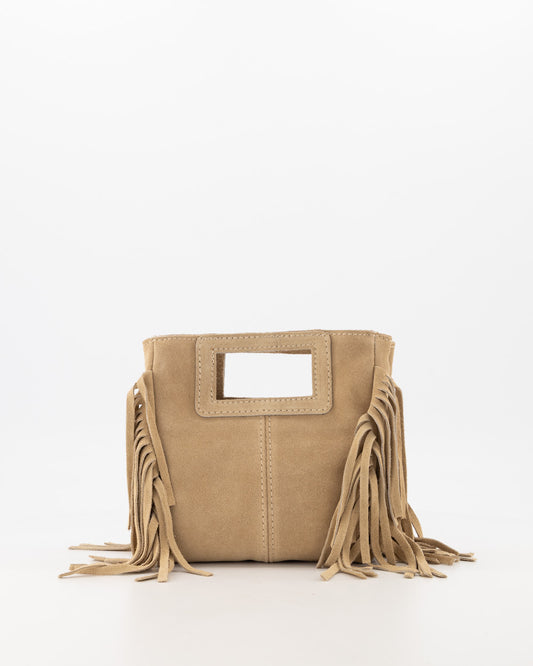LOD of Love - Sylvie Suede Handtassen Zand