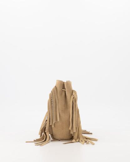 LOD of Love - Sylvie Suede Handtassen Zand