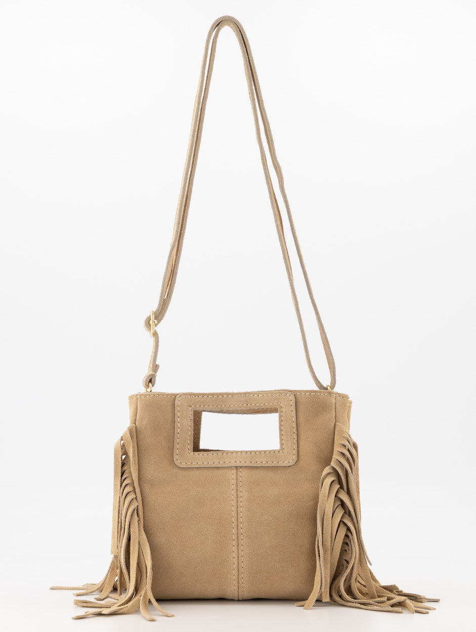 LOD of Love - Sylvie Suede Handtassen Zand