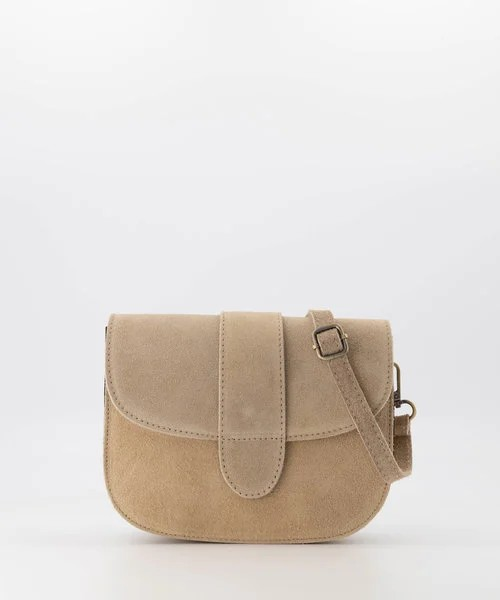 LOD of Love - Maan Suede Crossbodytassen Zand